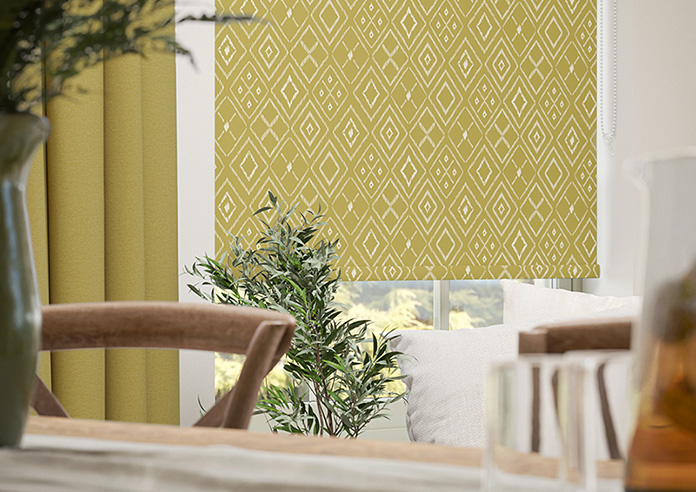 Newquay, Mustard - Twist&Fit Roller Blind - Image 5